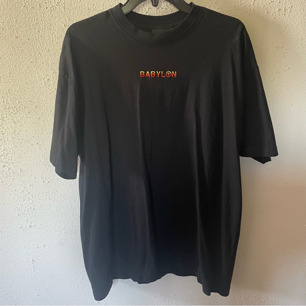 BABYLON LA Black T-Shirt Size L